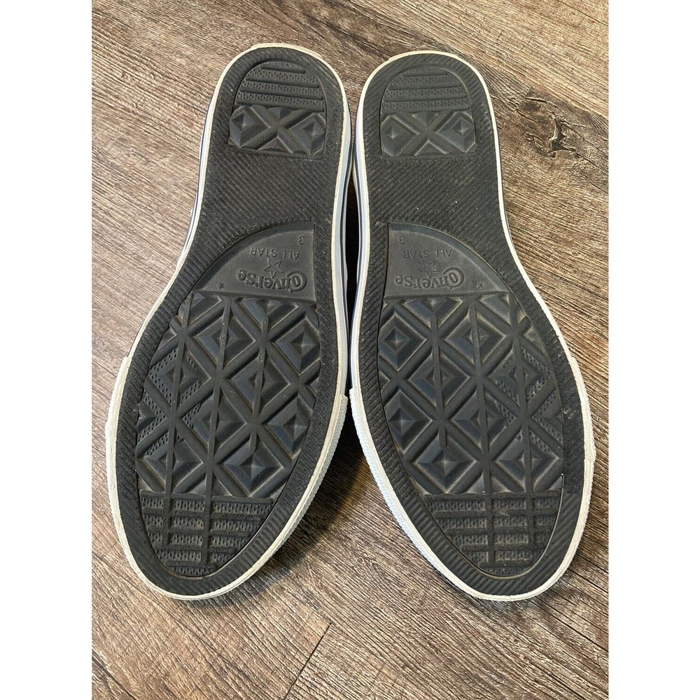 CONVERSE ALLSTAR Boat Style Sneakers Gray Canvas Youth 3 Women’s 5.5 - Picture 10 of 12